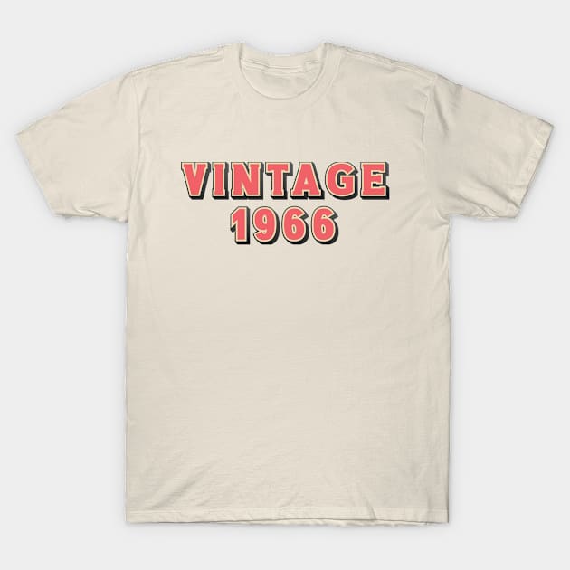 Vintage 1966 T-Shirt by silentboy